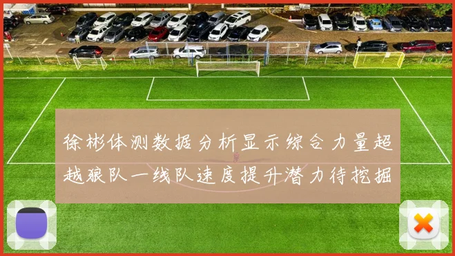 徐彬体测数据分析显示综合力量超越狼队一线队速度提升潜力待挖掘